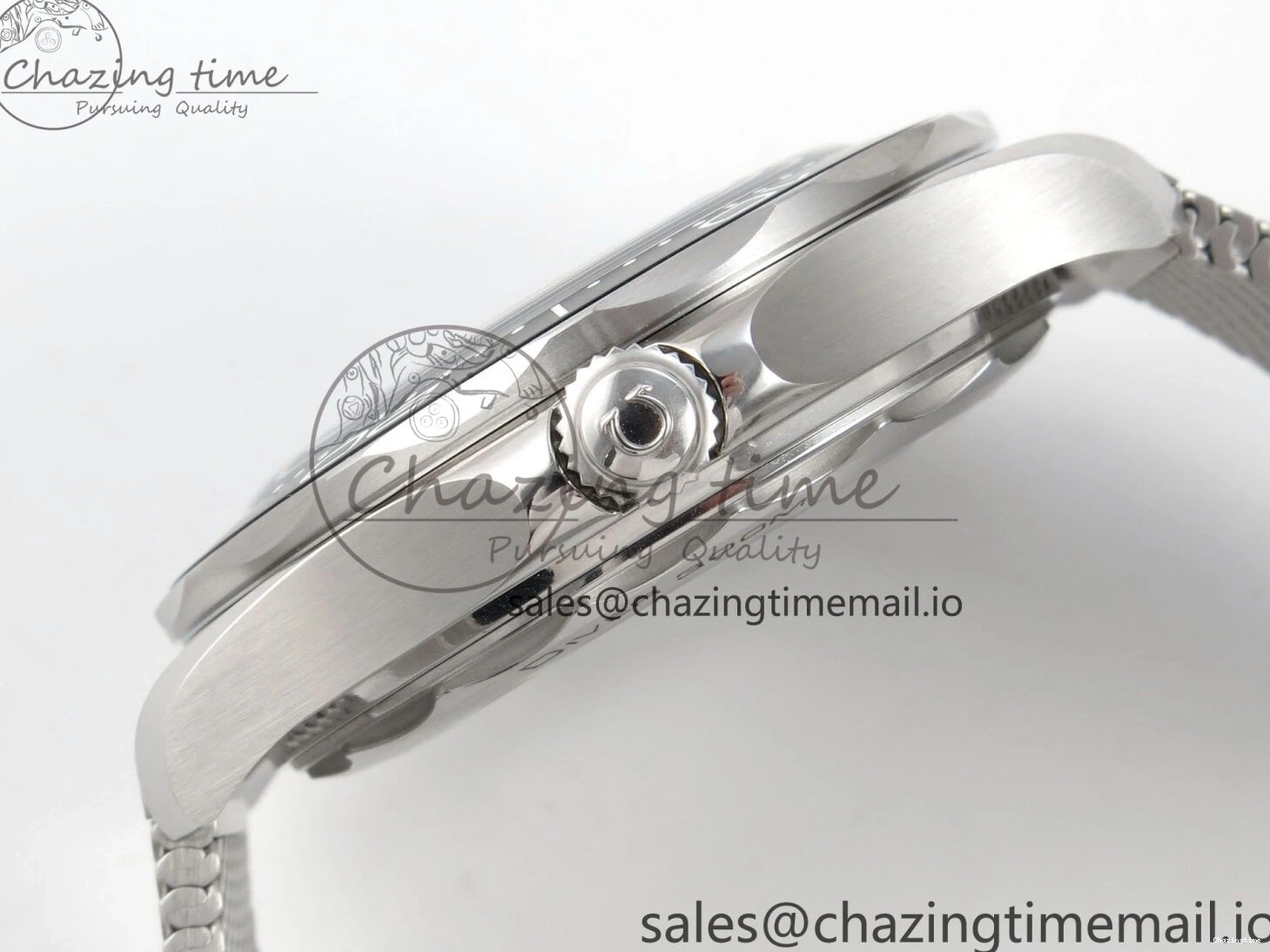 0225 Seamaster 300M 42mm SS VSF Best Edition Black Dial On Mesh Bracelet A Stretchable 7658